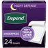 Depend Night Defense Underpads