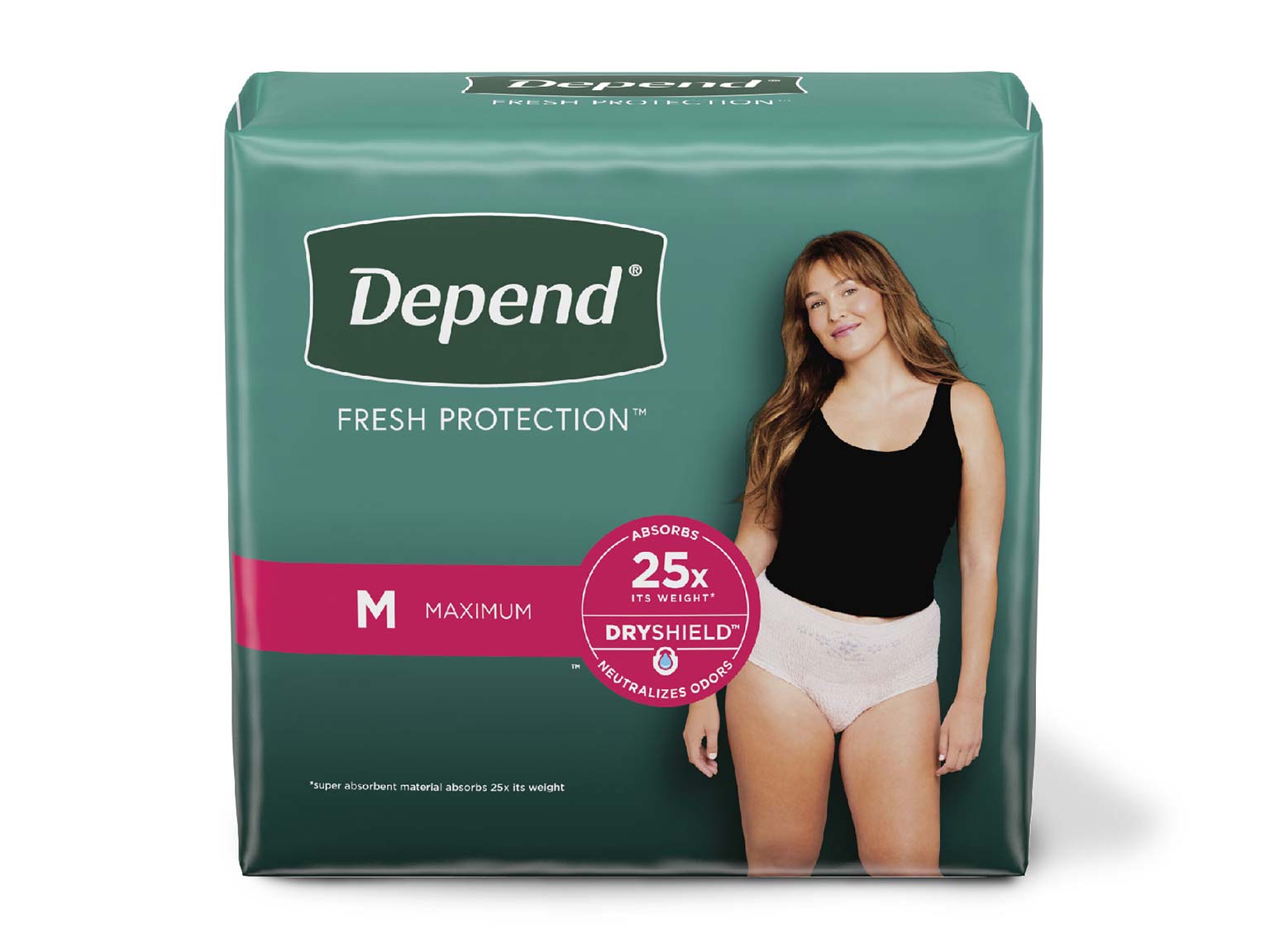 Depend Premium Fresh Protection Underwear for Women