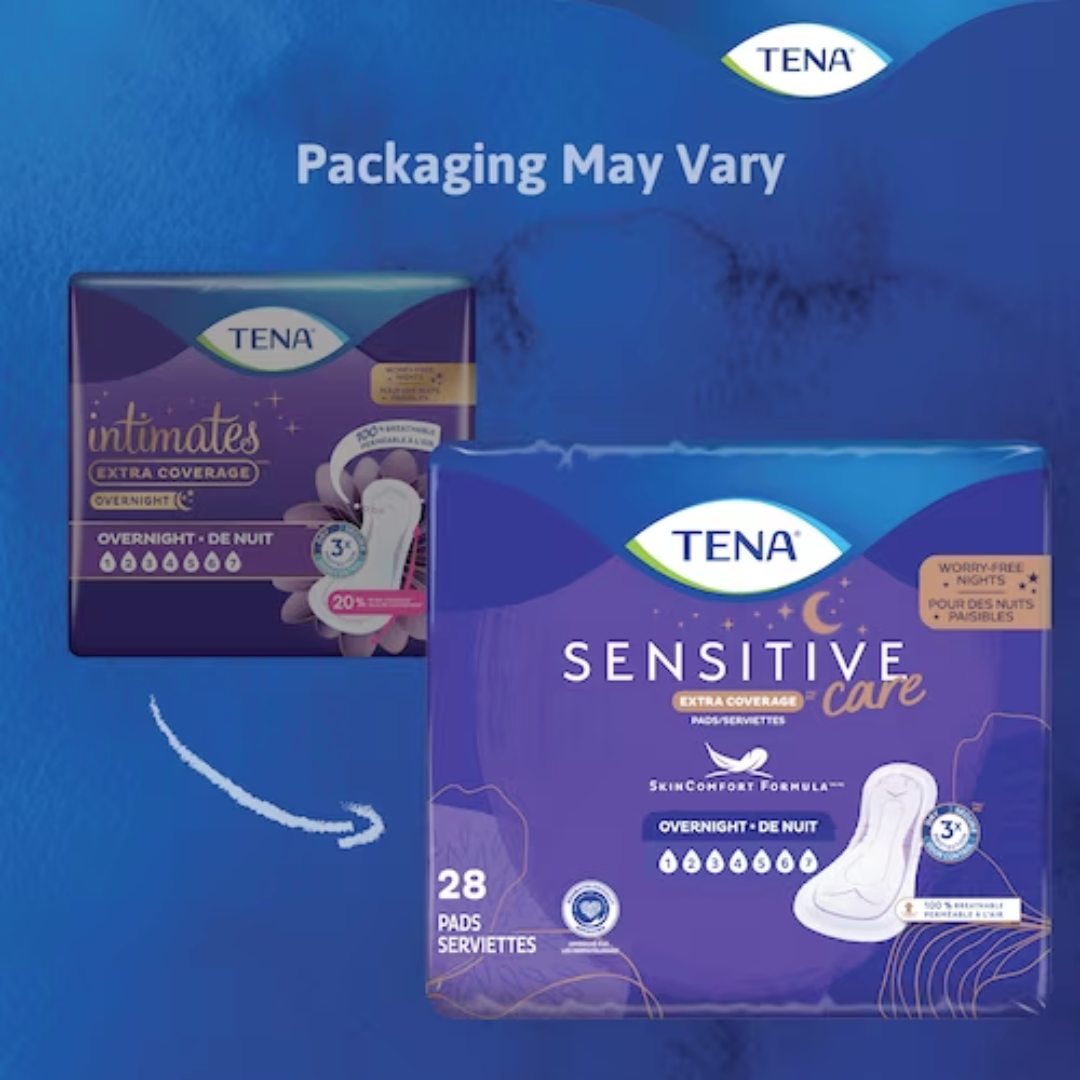 TENA Sensitive Care Overnight Pads