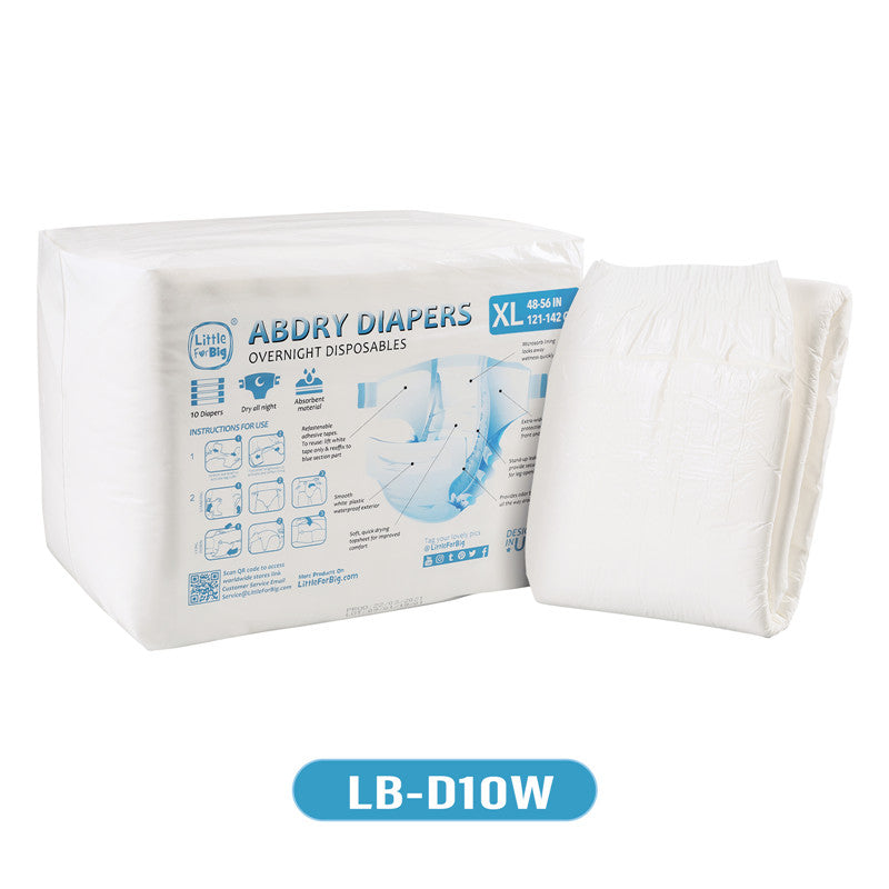LfB ABDry White Adult Diapers