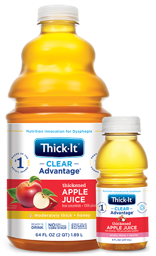Thick-It Clear Advantage Honey Consistency Thickened Water 48 oz. Bottle / Case of 4